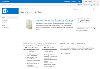 Record Center Template