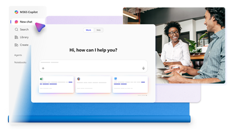 image of the Microsoft 365 Copilot Chat experience