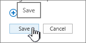 Save quick launch bar changes
