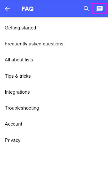 Contact Support