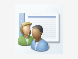 Illustration for the Business account ledger Access template