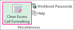 Clean Excess Cell Formatting