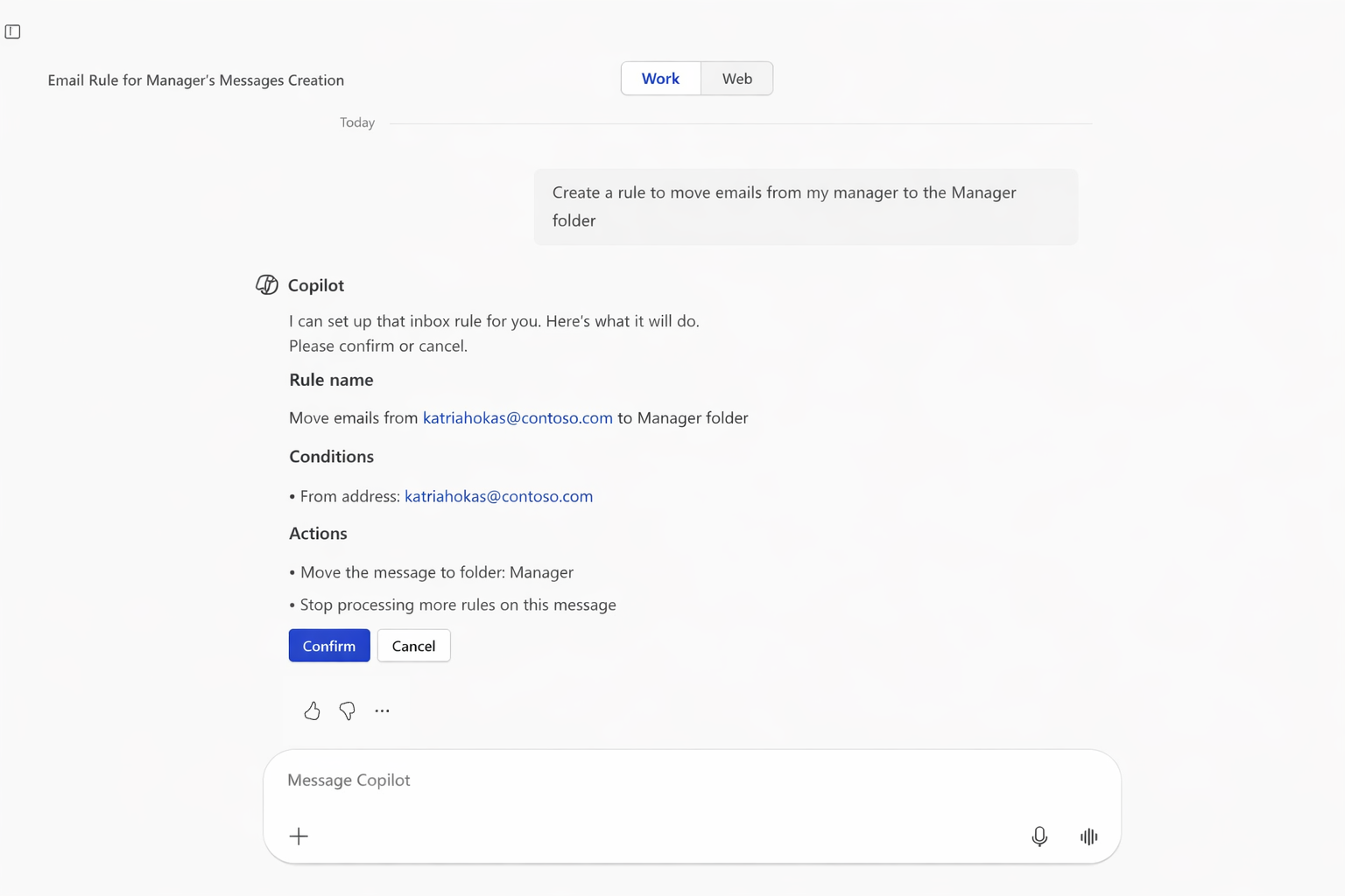 Create Outlook Rule