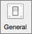 The General icon is shown in Outlook Preferences.
