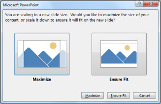 Ensure or maximize fit