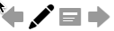 The button that looks like a pen determines how the mouse pointer appears to viewers