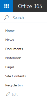 SharePoint Left Nav