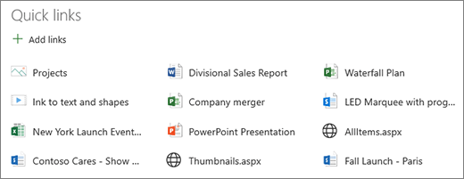 List layout