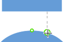 Screenshot showing the Custom connection point.
