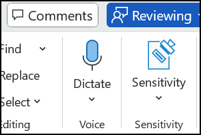 Dictate in Word